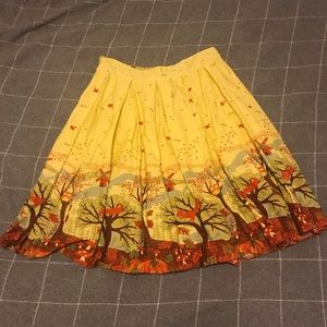 Fall novelty skirt